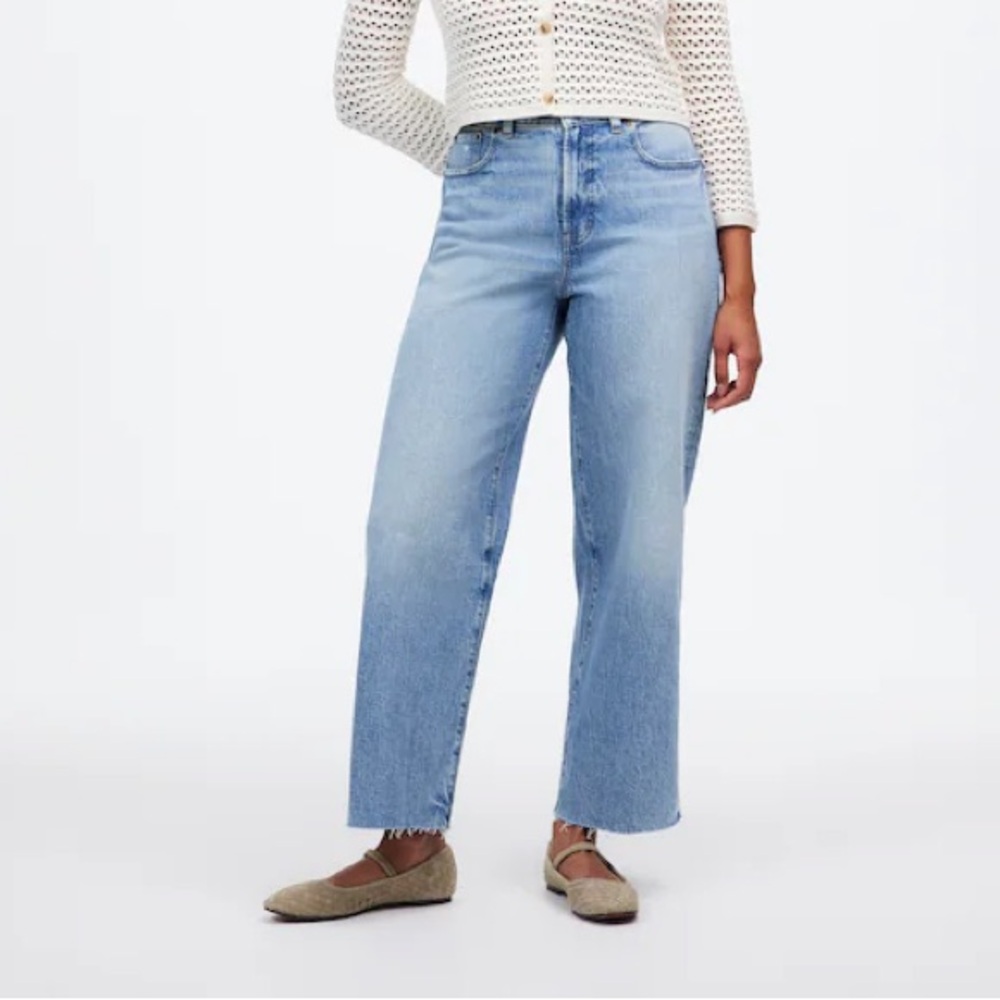 Madewell Light Blue Straight-Leg Jeans